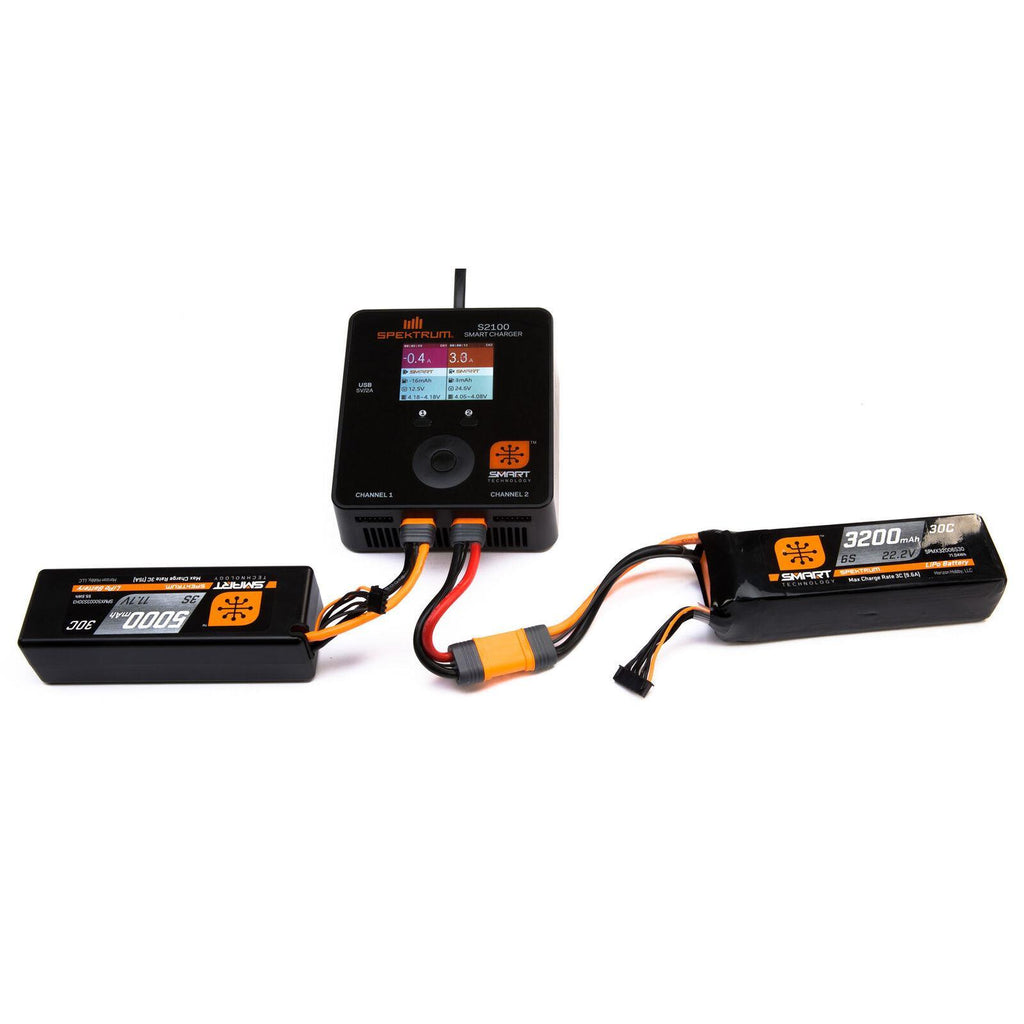 Batería 7.4V 5000mAh 2S 30C Smart LiPo Hardcase Battery IC3 Spektrum - Axial
