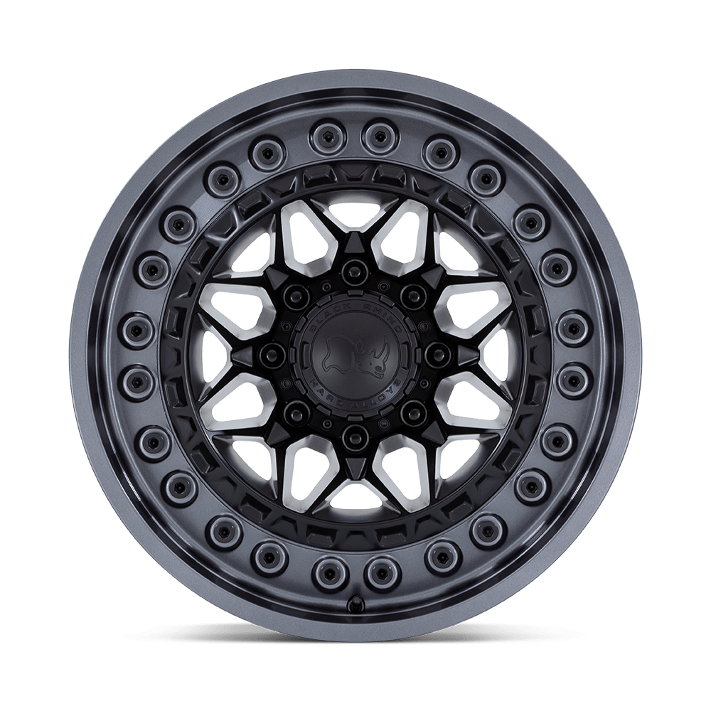 4 Llantas Alpha 17x9 6x139 Matte Black Gunm - Black Rhino