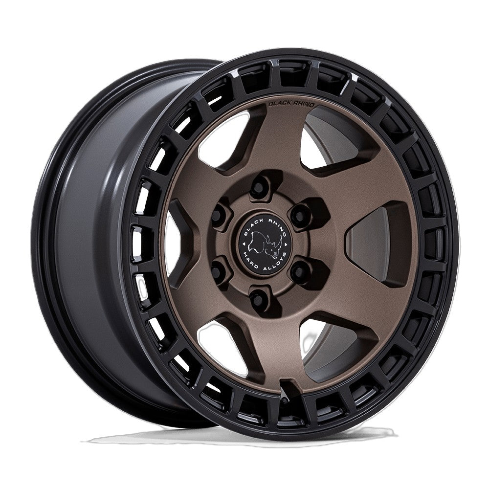4 Llantas Bahari 17x8.5 6x139/12 Matte Bronze - Black Rhino