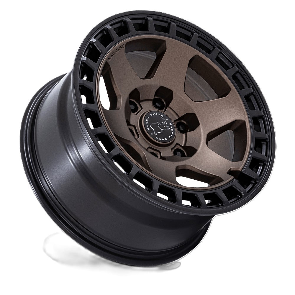 4 Llantas Bahari 17x8.5 6x139/12 Matte Bronze - Black Rhino