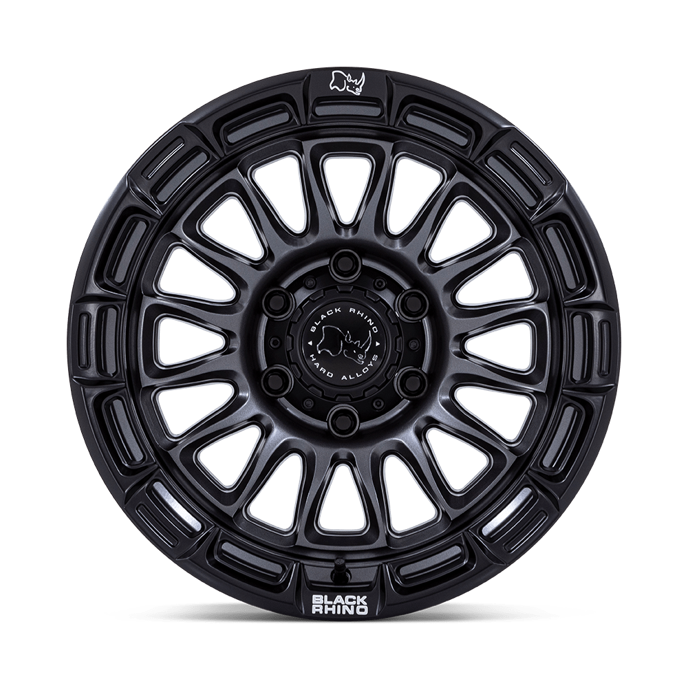 4 Llantas Rival 17x8.5 6x139/1  Matte Gunmetal / Matte Black- Black Rhino