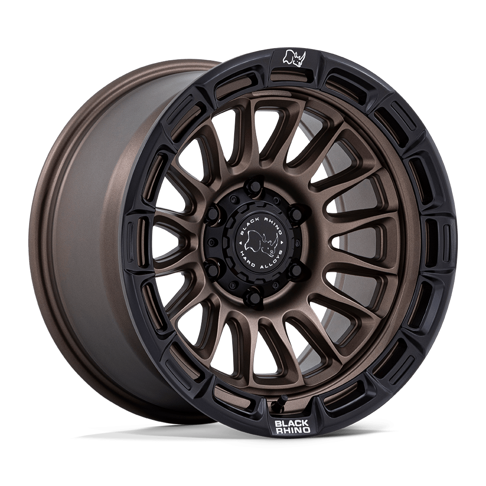 4 Llantas Rival 17x8.5 6x139/0 Burnt Bronze /Matte Black - Black Rhino