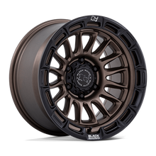 Cargar imagen en el visor de la galería, 4 Llantas Rival 17x8.5 6x139/0 Burnt Bronze /Matte Black - Black Rhino