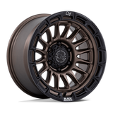 4 Llantas Rival 17x8.5 6x139/0 Burnt Bronze /Matte Black - Black Rhino