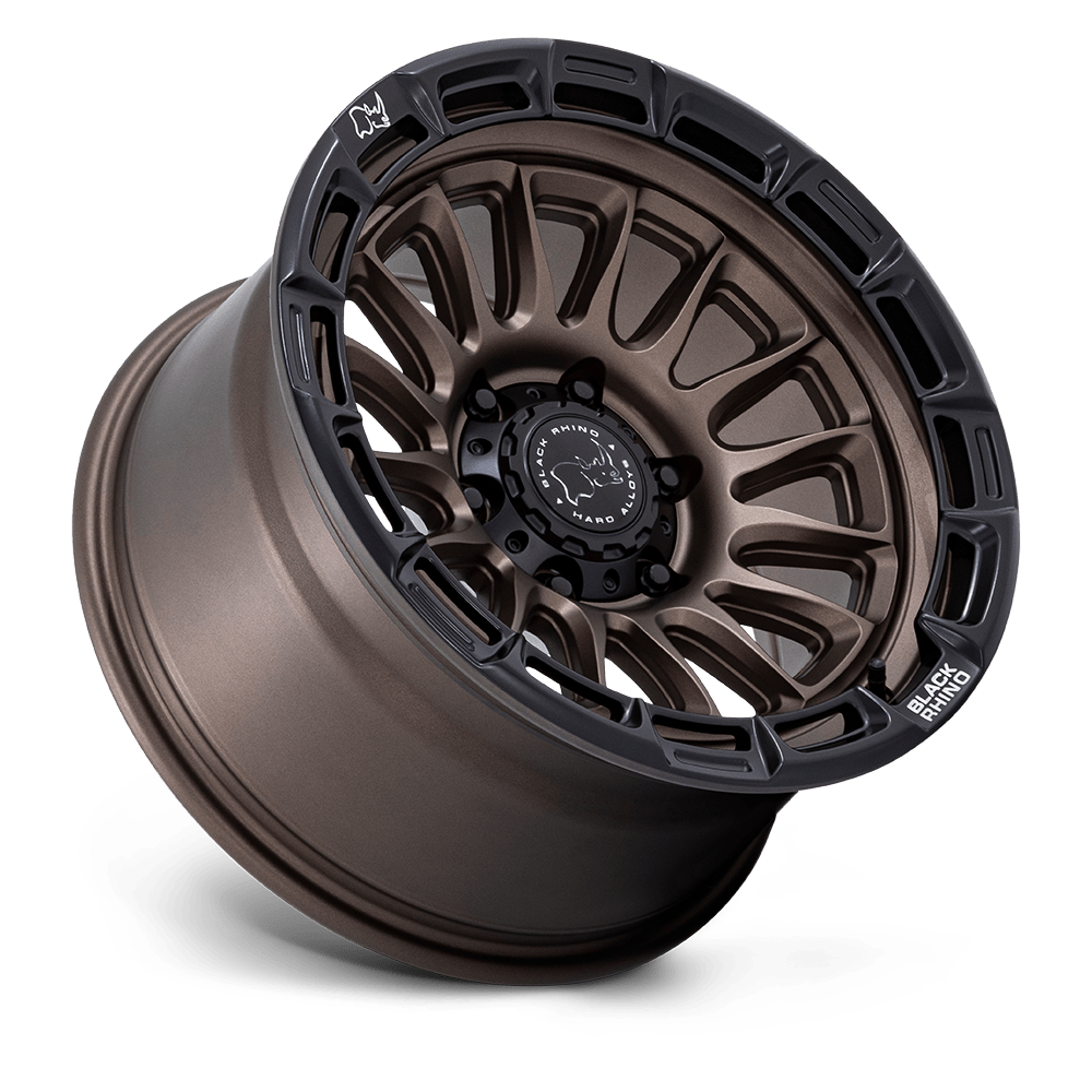 4 Llantas Rival 17x8.5 6x139/0 Burnt Bronze /Matte Black - Black Rhino