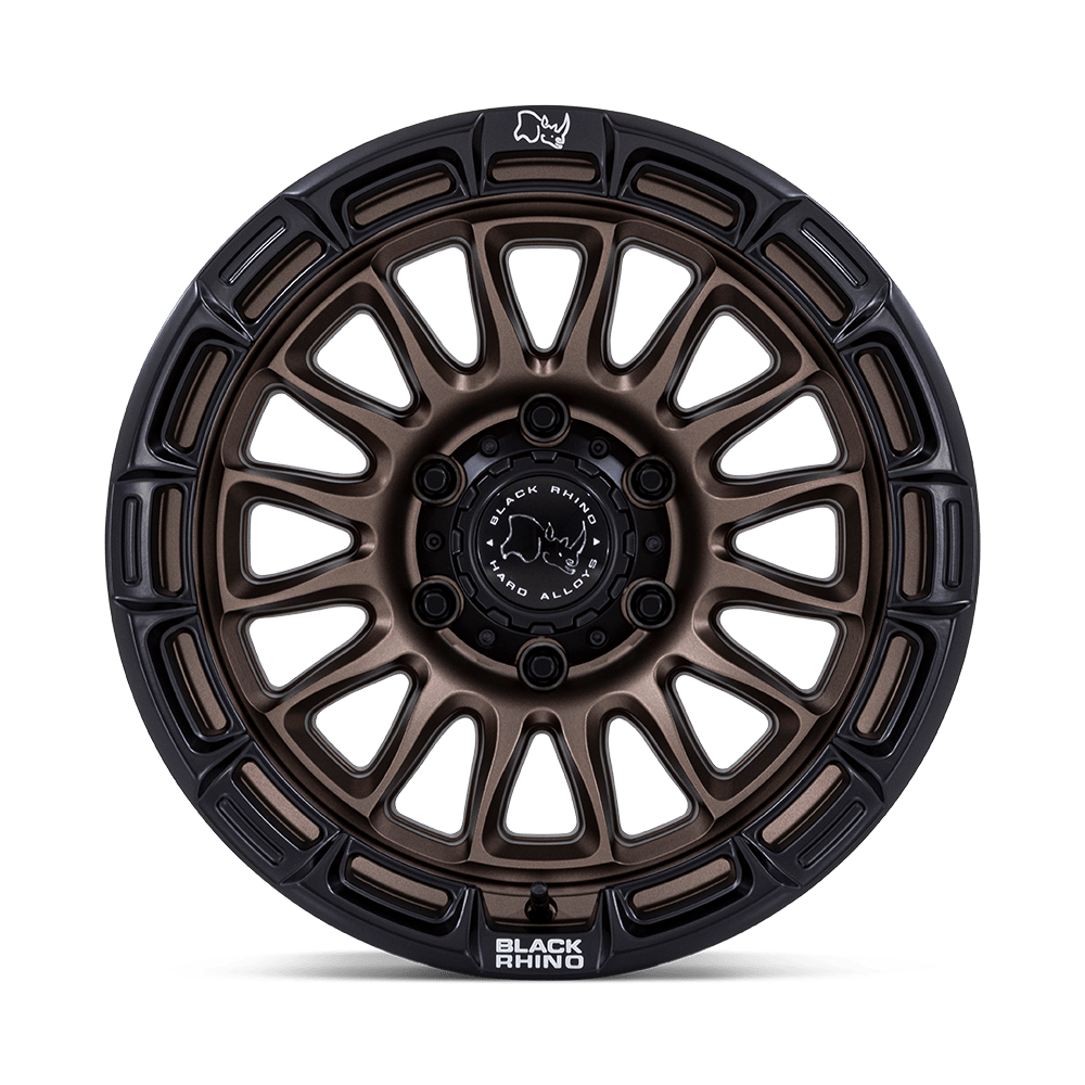 4 Llantas Rival 17x8.5 6x139/0 Burnt Bronze /Matte Black - Black Rhino