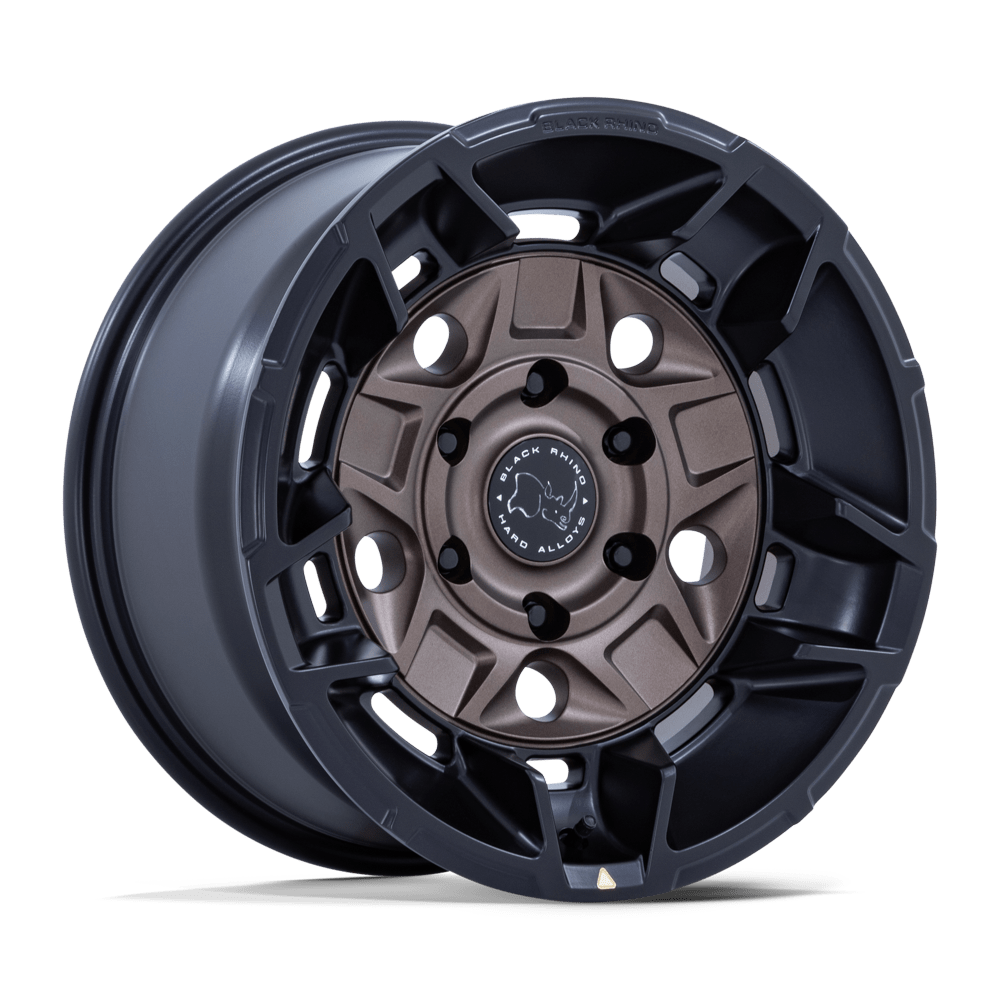 4 Llantas Guard 17x8.5 6x139/0 Burnt Bronze / Matte Black - Black Rhino
