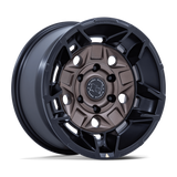 4 Llantas Guard 17x8.5 6x139/0 Burnt Bronze / Matte Black - Black Rhino