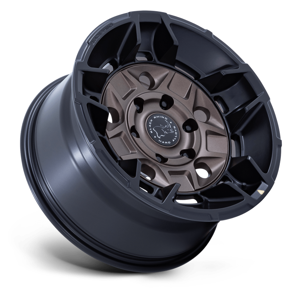 4 Llantas Guard 17x8.5 6x139/0 Burnt Bronze / Matte Black - Black Rhino