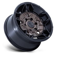 Cargar imagen en el visor de la galería, 4 Llantas Guard 17x8.5 6x139/0 Burnt Bronze / Matte Black - Black Rhino