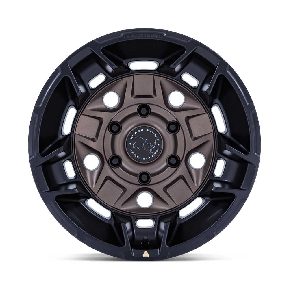 4 Llantas Guard 17x8.5 6x139/0 Burnt Bronze / Matte Black - Black Rhino