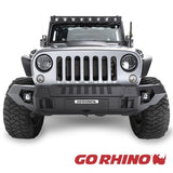 Bumper Delantero Trailine Straight Winch Ready Jeep Wrangler JK (07-18) - Go Rhino