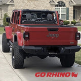 Bumper Trasero Trailline Straight Jeep Gladiator JT (19+) - Go Rhino