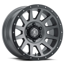 Cargar imagen en el visor de la galería, 4 Llantas Compression 17x8.5 6x139 Titanium - Icon Alloys - DOBLETRACCION