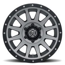Cargar imagen en el visor de la galería, 4 Llantas Compression 17x8.5 6x139 Titanium - Icon Alloys - DOBLETRACCION