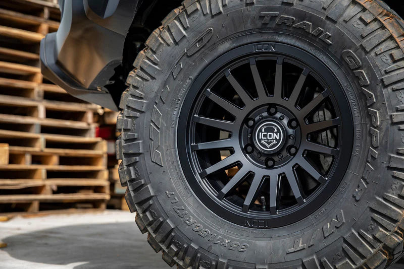 4 Llantas Recon 17X8.5" 6X139 Pro Satin Black - Icon Alloys