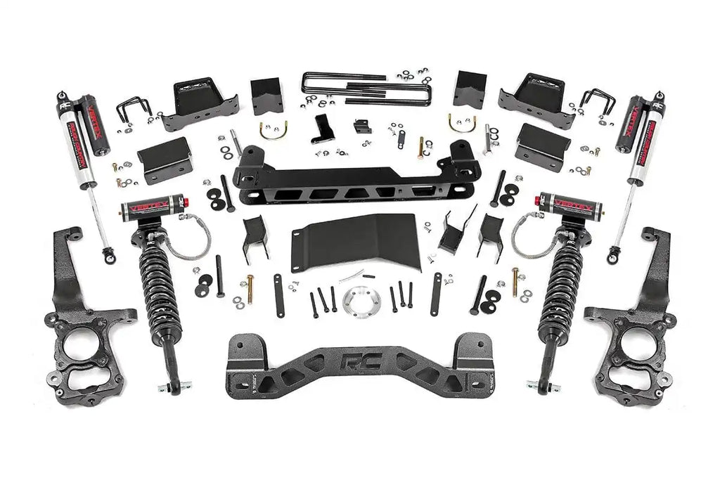 Kit de Levante con Suspensión 6" VERTEX con Reservorio Ford F150 (15-20) - Rough Country - DOBLETRACCION