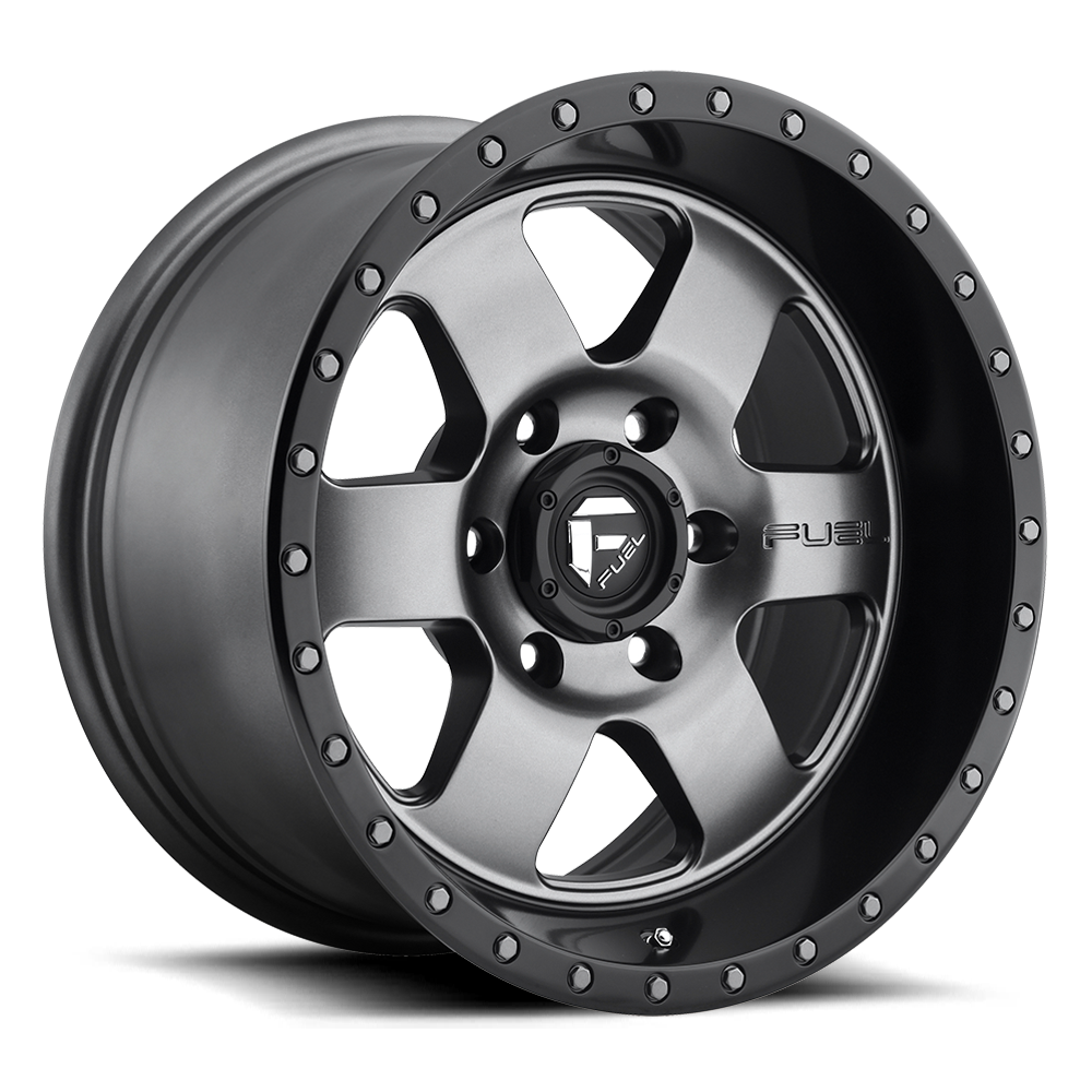 4 Llantas Podium D619 17X9 6X139 Gray - Fuel - DOBLETRACCION