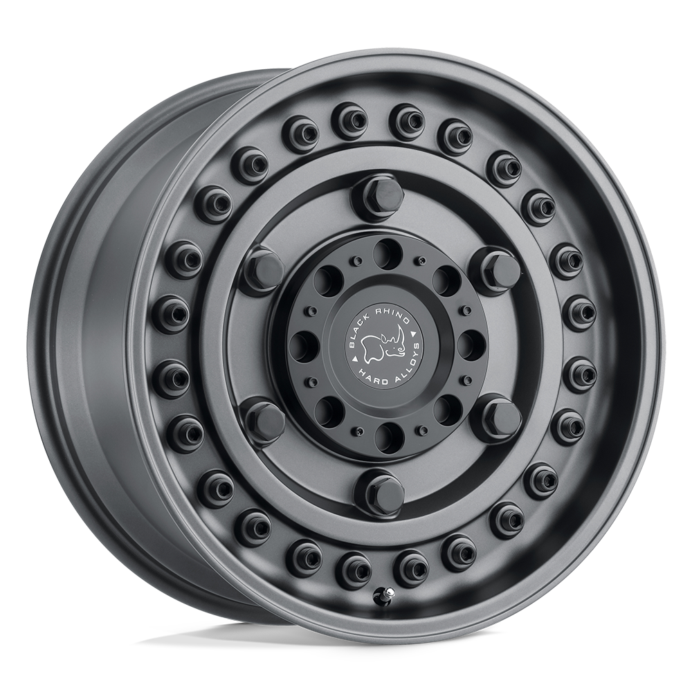 4 Llantas Armory 17X9.5 6X139 GunBlack - Black Rhino - DOBLETRACCION