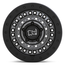 Cargar imagen en el visor de la galería, 4 Llantas Barricade 17x8,5 6x139 GunBlack/Black Rock Guard - Black Rhino - DOBLETRACCION