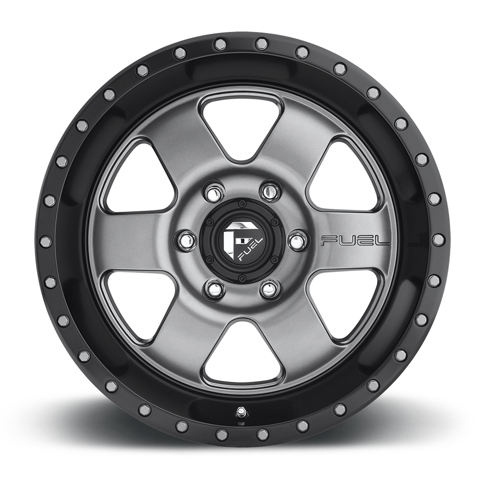 4 Llantas Podium D619 17X9 6X139 Gray - Fuel - DOBLETRACCION
