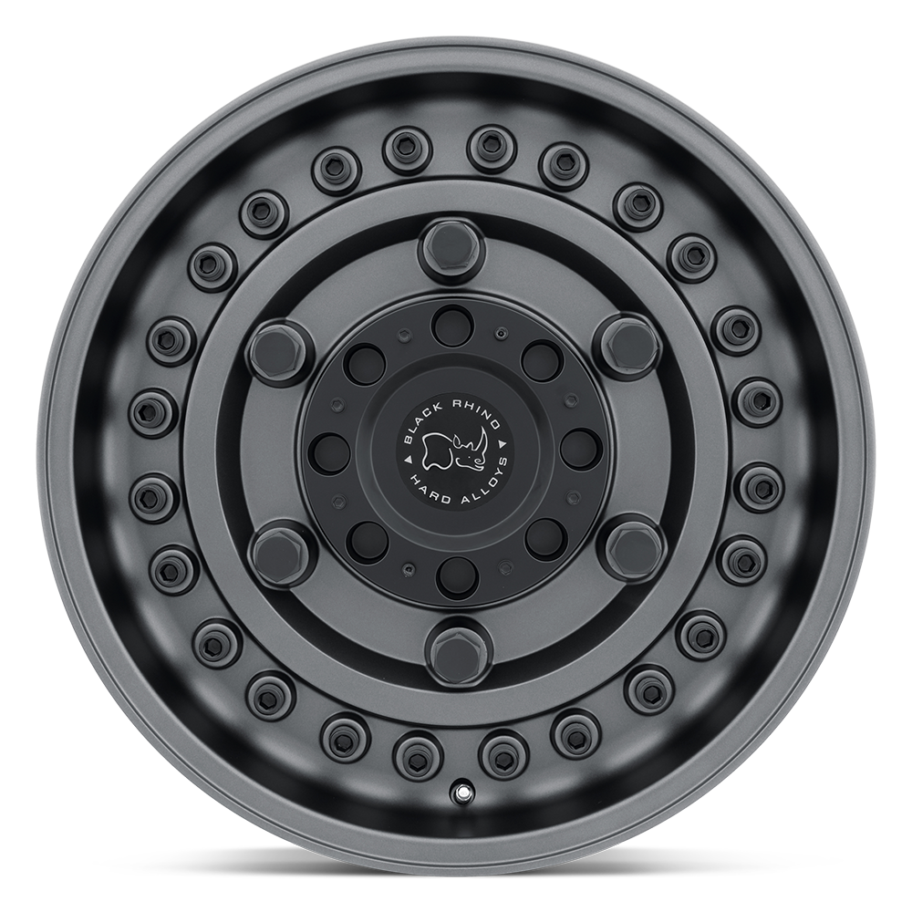 4 Llantas Armory 17X9.5 6X139 GunBlack - Black Rhino - DOBLETRACCION