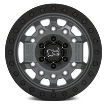 Cargar imagen en el visor de la galería, 4 Llantas Avenger 17X8.5 6X139 Beadlock Battleship Gray - Black Rhino - DOBLETRACCION
