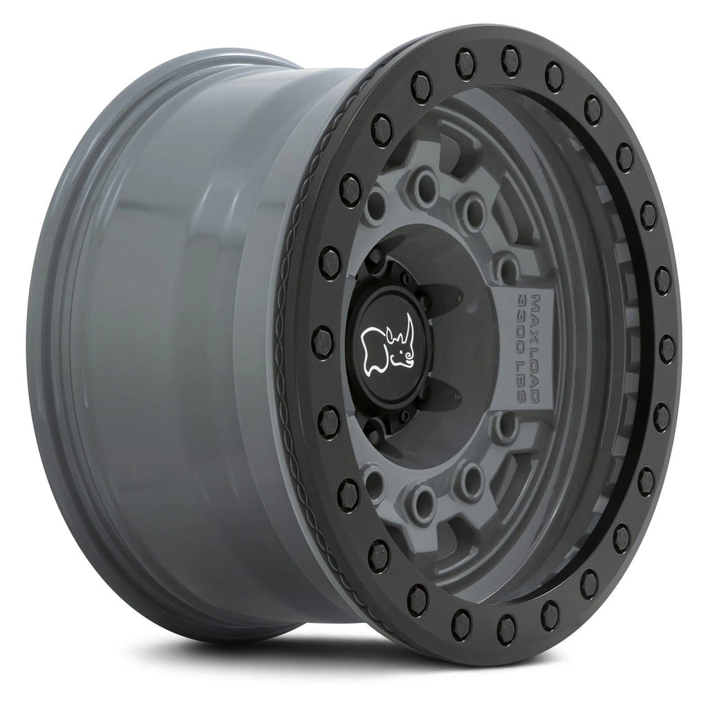 4 Llantas Avenger 17X8.5 6X139 Beadlock Battleship Gray - Black Rhino - DOBLETRACCION