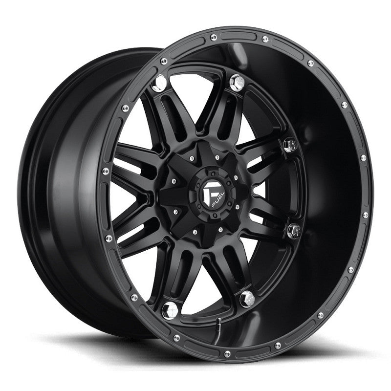 4 Llantas Hostage D531 20X9″ 6x139/135 Black - Fuel - DOBLETRACCION