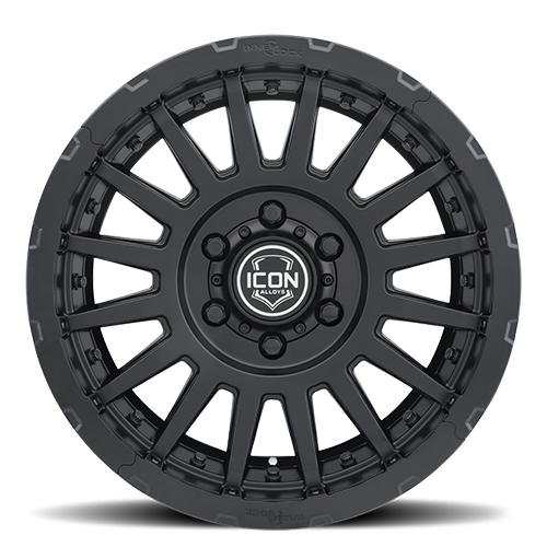 4 Llantas Recon 17X8.5" 6X139 Pro Satin Black - Icon Alloys