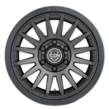 Cargar imagen en el visor de la galería, 4 Llantas Recon 17X8.5" 6X139 SLX Satin Black - Icon Alloys
