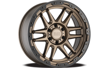 Cargar imagen en el visor de la galería, 4 Llantas Apache 17x8.5 6x139/-18 Matte Bronze - Black Rhino
