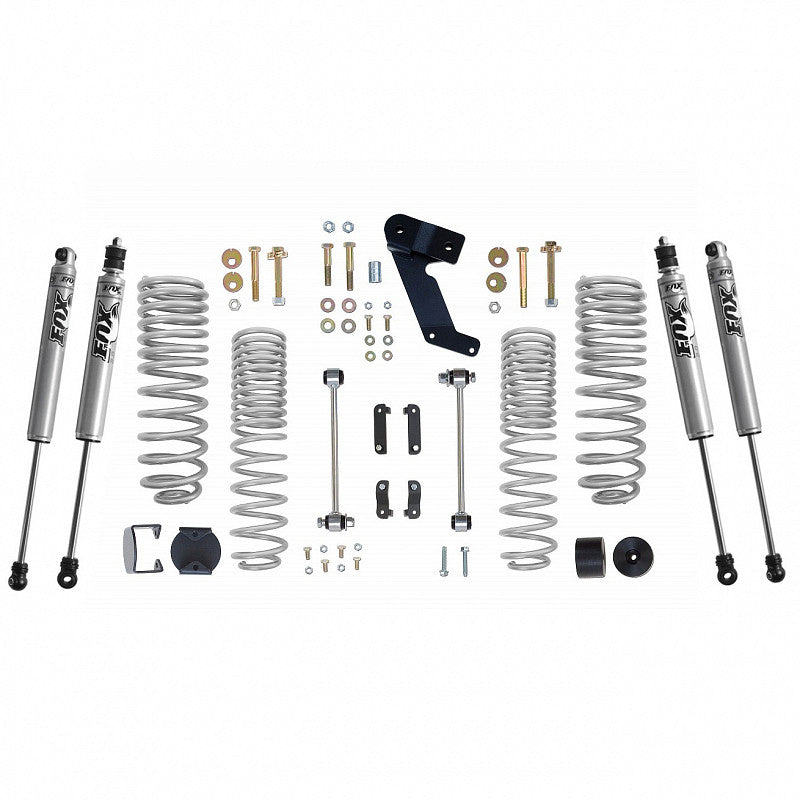 Kit de Levante 2.5 Con Amortiguadores FOX 2.0 Jeep Wrangler JK (07-18) - Rubicon Express + FOX - DOBLETRACCION