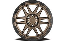 Cargar imagen en el visor de la galería, 4 Llantas Apache 17x8.5 6x139/-18 Matte Bronze - Black Rhino