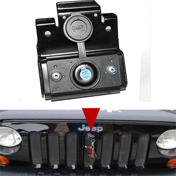 Seguro de Capó con Llave Jeep Wrangler JK (07-18) - DOBLETRACCION