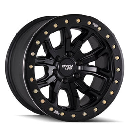 4 Llantas DT1 9303 17x9 6x139 Matte Black - Dirty Life - DOBLETRACCION
