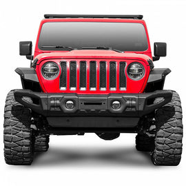 Parachoque Delantero Completo Stamped Steel Jeep Wrangler JK / JL / Gladiator - Rival 4x4 - DOBLETRACCION