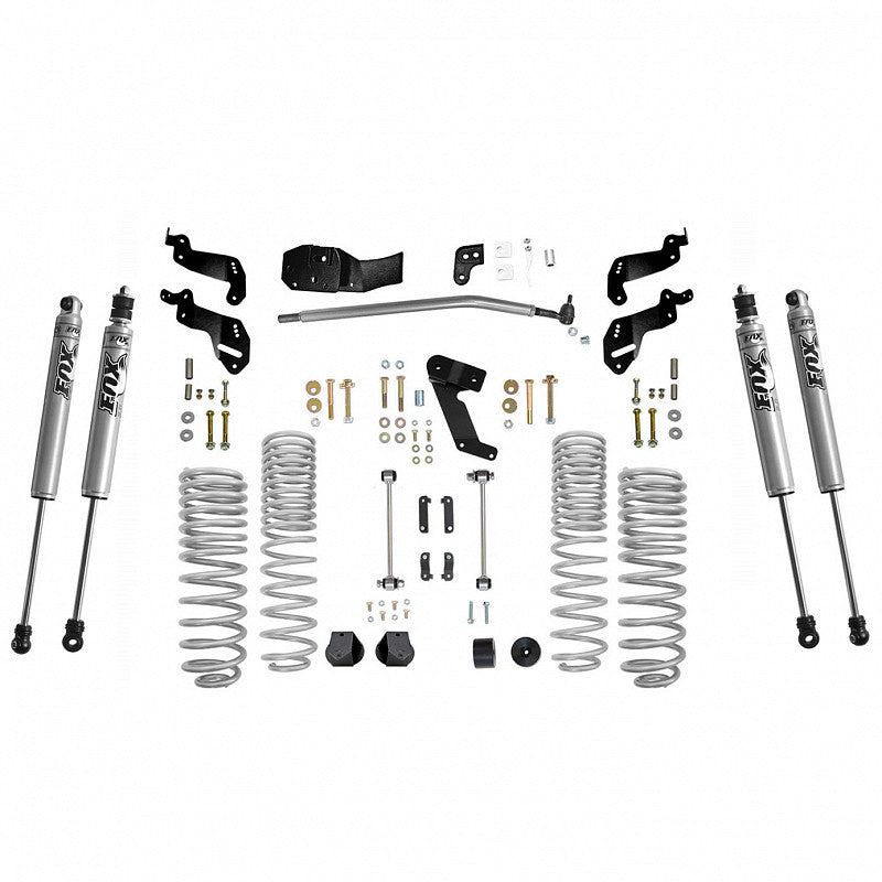 Kit de Levante 3.5 Con Amortiguadores FOX 2.0 Jeep Wrangler JK (07-18) - Rubicon Express + FOX - DOBLETRACCION