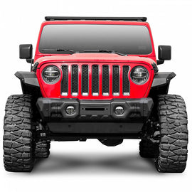 Parachoque Delantero Stubby Stamped Steel Jeep Wrangler JK / JL / Gladiator - Rival 4x4 - DOBLETRACCION