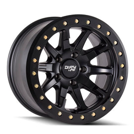4 Llantas DT2 9304 17x9 6x139 Matte Black - Dirty Life - DOBLETRACCION