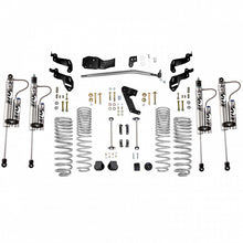 Cargar imagen en el visor de la galería, Kit de Levante 3.5 Con Amortiguadores FOX 2.0 con Reservorio Ajustable Jeep Wrangler JK (07-18) - Rubicon Express + FOX - DOBLETRACCION