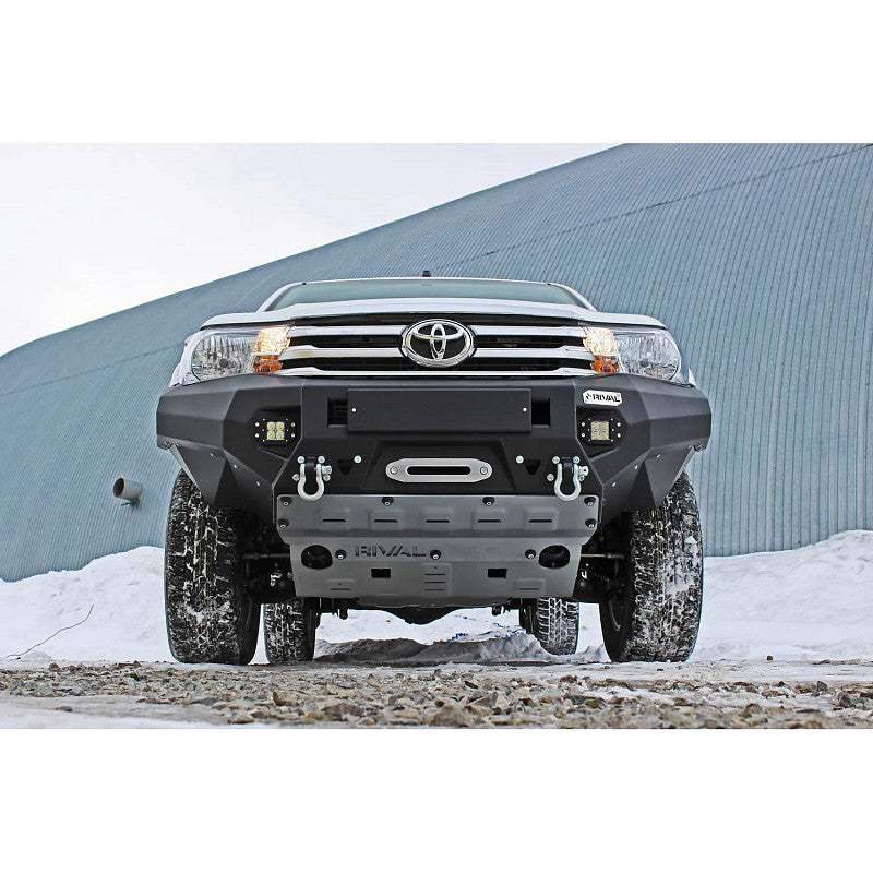 Parachoque Delantero de Aluminio Toyota Hilux (15-21) - Rival 4x4