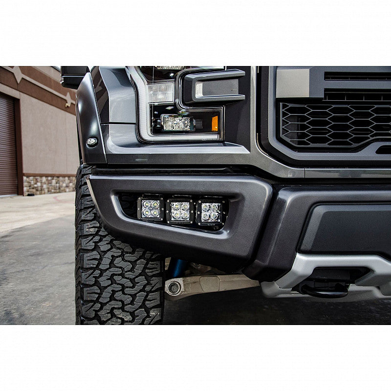 Kit 6 Neblineros LED D-Series HD Pro + soporte Ford Raptor (17-20) - Rigid Industries