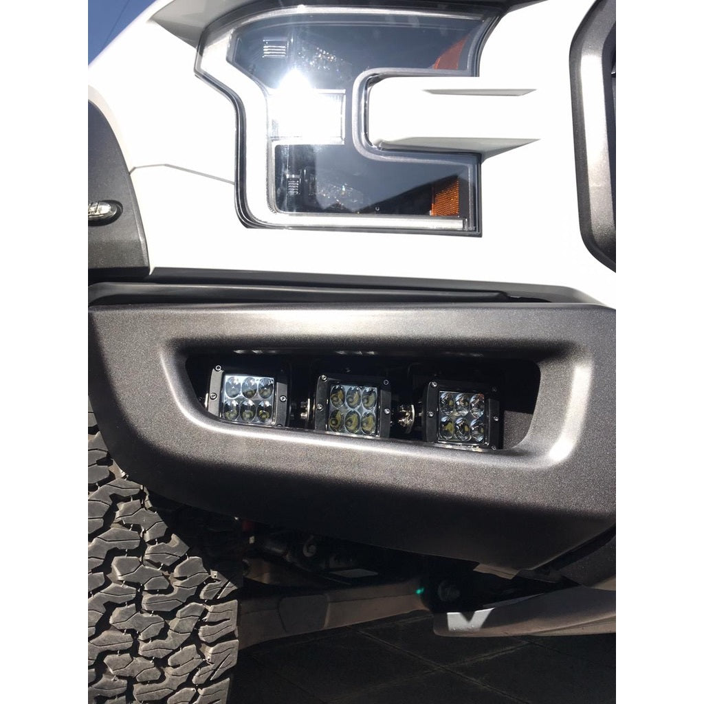 Kit 6 Neblineros LED D-Series HD Pro + soporte Ford Raptor (17-20) - Rigid Industries