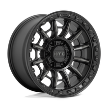 Cargar imagen en el visor de la galería, 4 llantas KM547 17x9 6x139 Carnage Satin Black W/Gray Tint - KMC Wheels