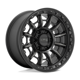 4 llantas KM547 17x9 6x139 Carnage Satin Black W/Gray Tint - KMC Wheels