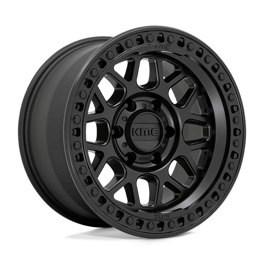 4 llantas KM549 17x9 6x139 Grs Satin Black - KMC Wheels