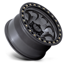 Cargar imagen en el visor de la galería, 4 llantas KM550 17x9 6x139 Riot Anthracite W/Satin Black Lip - KMC Wheels