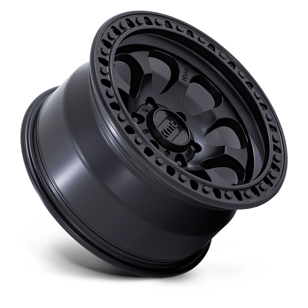 4 llantas KM550 18x9 6x139 Riot Anthracite W/Satin Black Lip - KMC Wheels