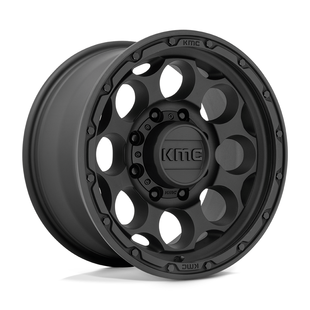 4 llantas KM541 17x8.5 6x139 Dirty Harry Textured Black - KMC Wheels